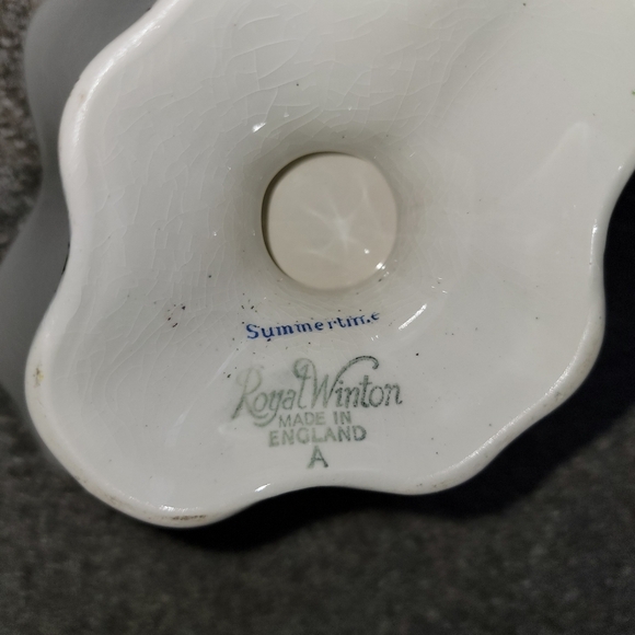 VTG Royal Winton Grimwades Summertime Stemmed Candy Dish Cottagecore England - Picture 7 of 10